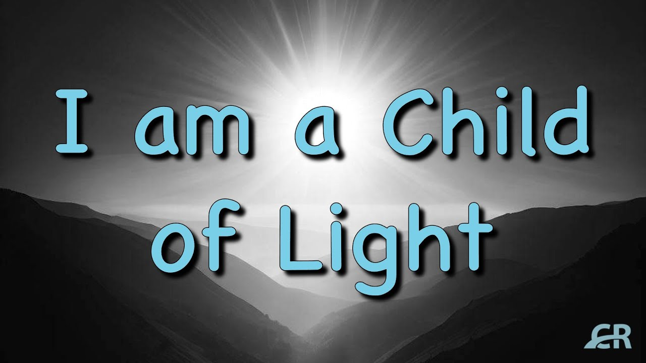 Inspirational text with a radiant light background.