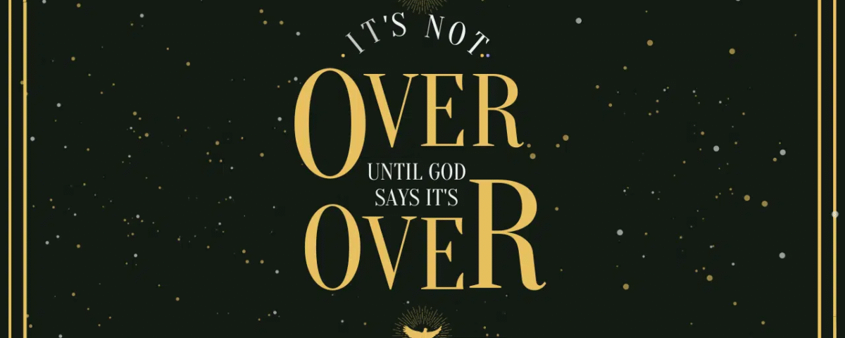 Inspirational quote about faith and perseverance.