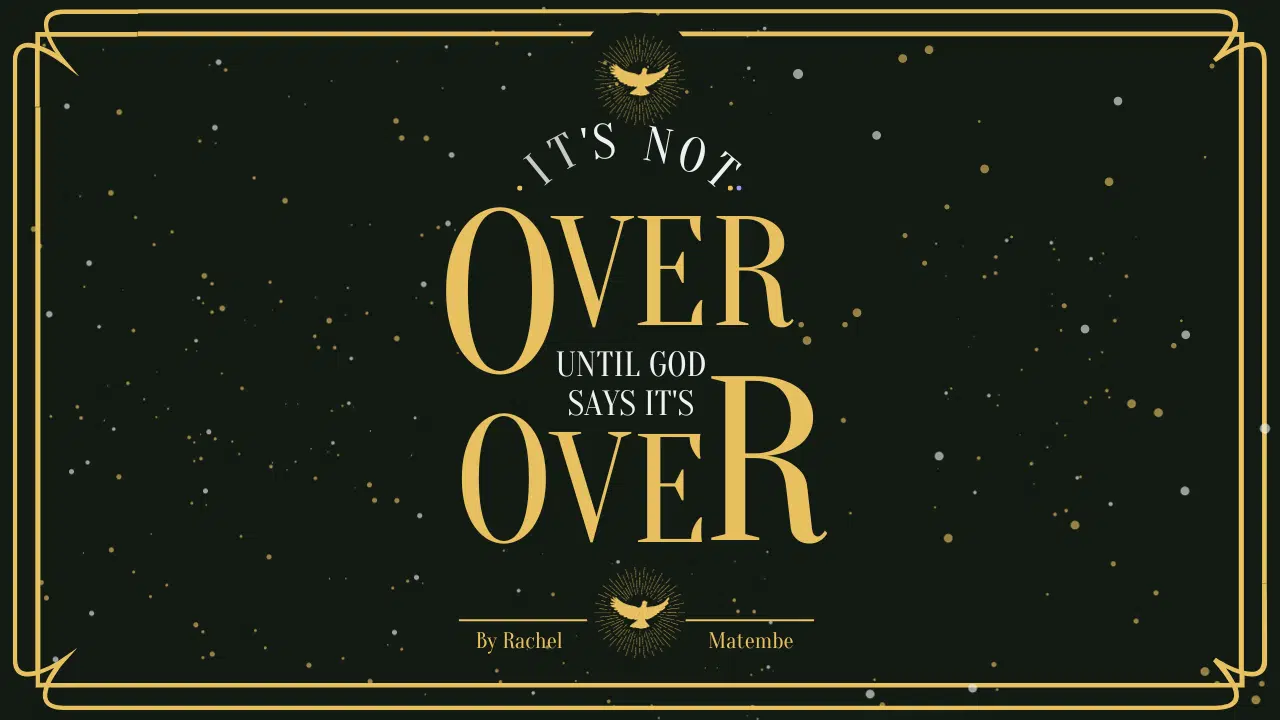 Inspirational quote about faith and perseverance.